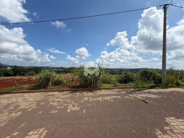 Vista da paisagem e da estrada em Lajeado, Brasil.