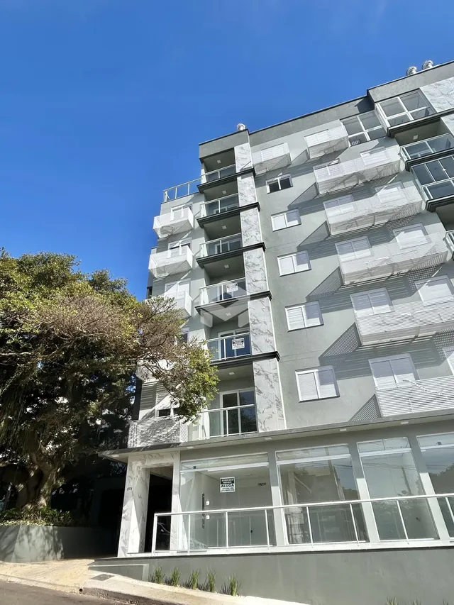 Fachada de um prédio residencial em Lajeado, Brasil.