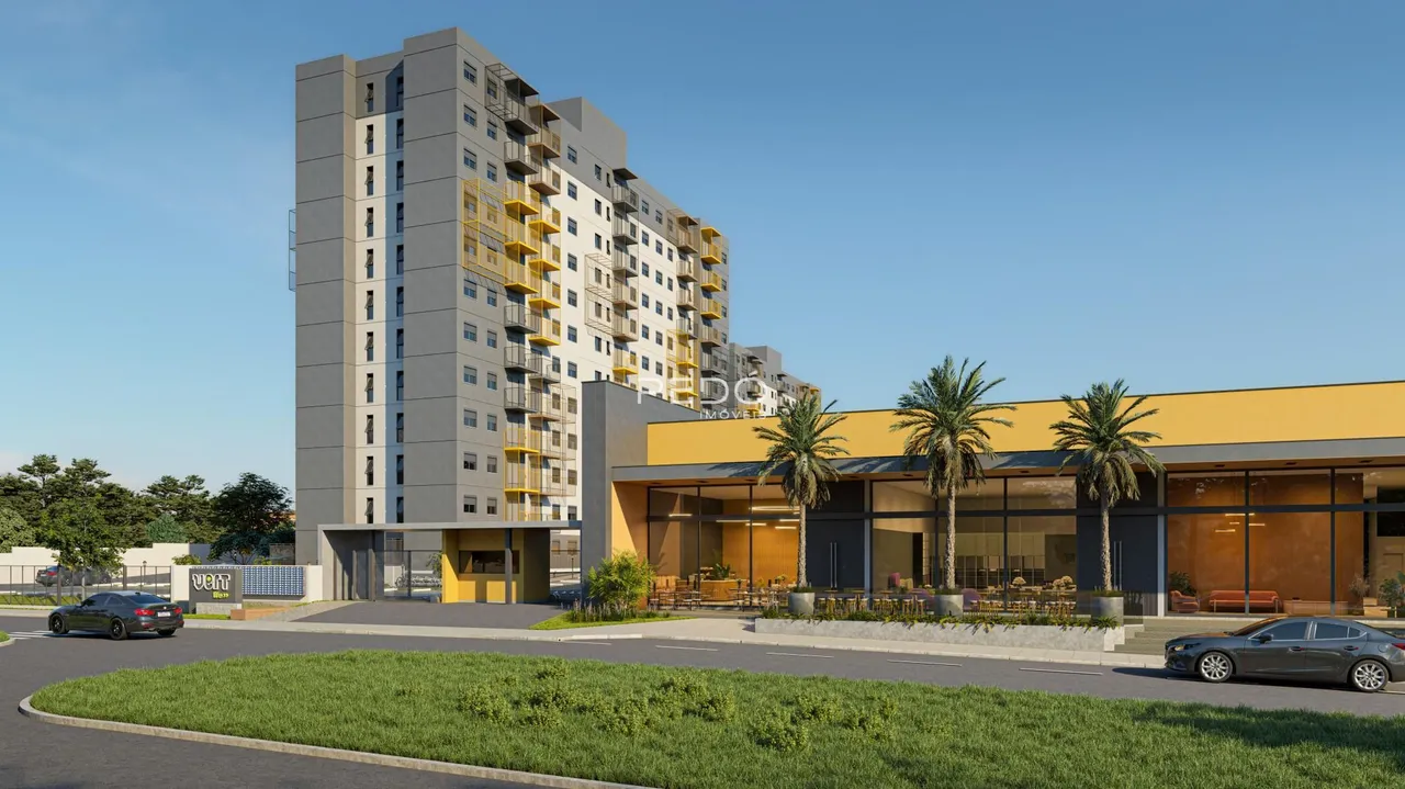 Fachada de um prédio residencial em Lajeado, Brasil.