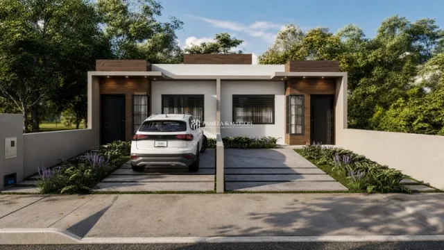 Casa geminada com 2 dormitórios