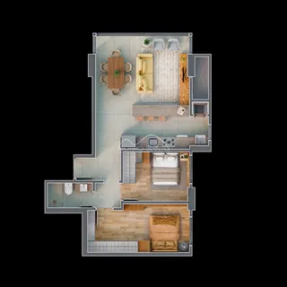 Apartamento com 2 dormitórios, foto 2