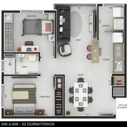 Apartamento com 2 dormitórios, foto 16