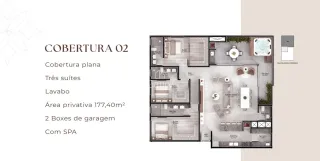 Cobertura com 3 dormitórios, foto 2