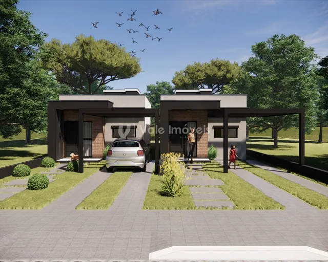 Casa geminada com 2 dormitórios
