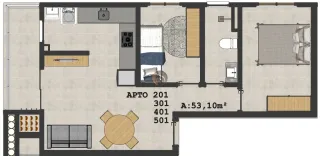 Apartamento com 2 dormitórios, foto 8