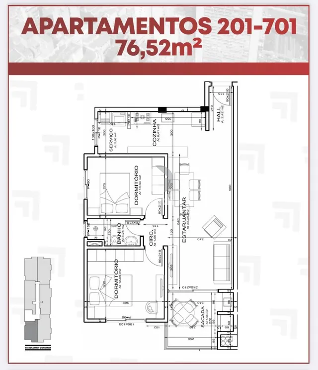 Apartamento com 2 dormitórios, foto 3