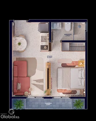 Apartamento com 1 dormitório, foto 20
