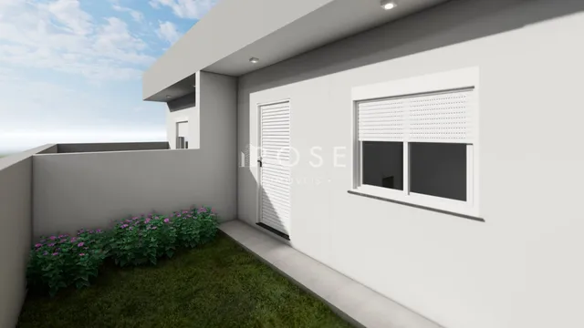 Fachada moderna de uma residência em Lajeado, Brasil.