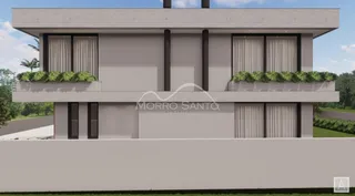 Fachada moderna de uma casa em Lajeado, Brasil.