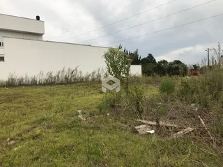 Fachada de um imóvel em Lajeado com área gramada e vegetação alta na frente.
