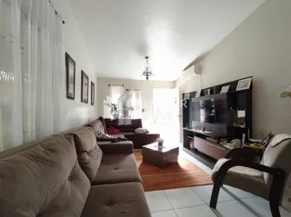 Foto da sala de estar de um imóvel em Lajeado.
