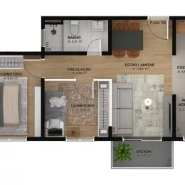 Apartamento com 3 dormitórios, foto 48