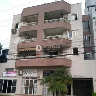 Fachada de um prédio residencial em Lajeado, Brasil.