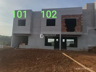 Fachada de um imóvel em Lajeado, Brasil.