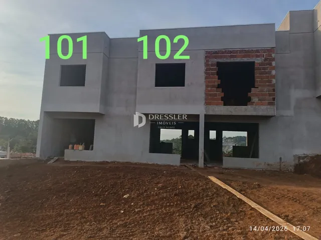 Fachada de um imóvel em Lajeado, Brasil.