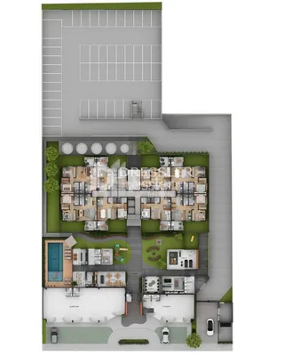 Planta baixa da propriedade em Lajeado.