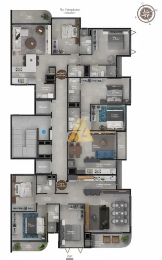 Apartamento com 3 dormitórios, foto 63