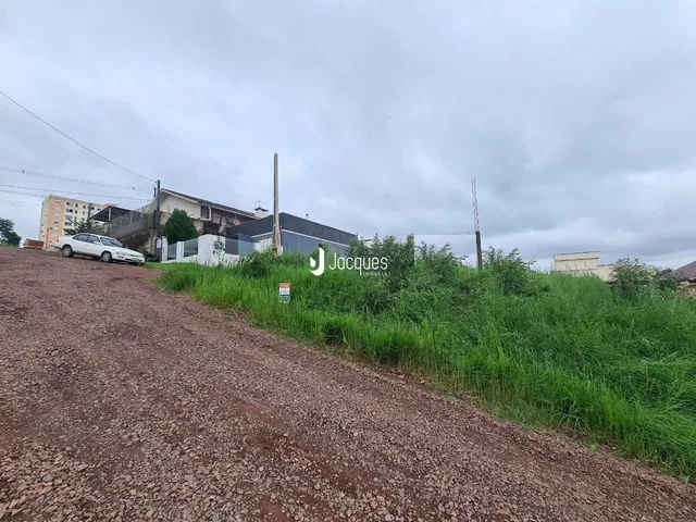 Foto de uma estrada de terra com vegetação alta ao lado de uma propriedade em Lajeado.