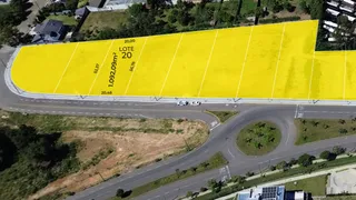 Imagem aérea de um lote de terreno em Lajeado, Brasil.