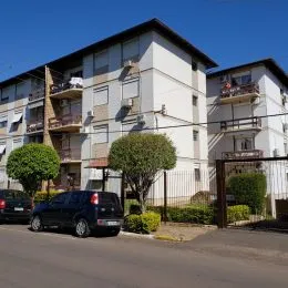 Fachada de um prédio residencial em Lajeado, Brasil.