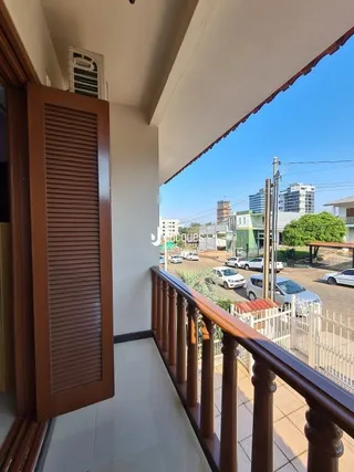 Vista da varanda de uma propriedade em Lajeado, Brasil.