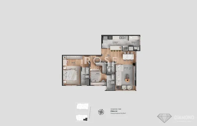 Apartamento com 2 dormitórios, foto 4