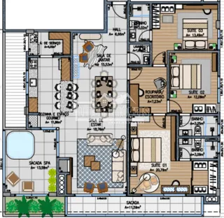 Apartamento com 3 dormitórios, foto 8