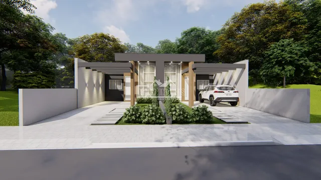 Casa geminada com 2 dormitórios