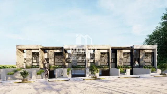 Fachada moderna de um prédio residencial em Lajeado, Brasil.
