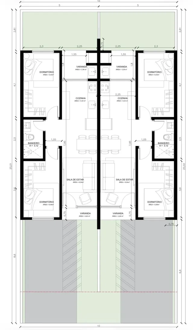 Casa geminada com 2 dormitórios, foto 5