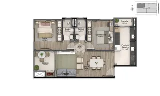 Apartamento com 2 dormitórios, foto 8