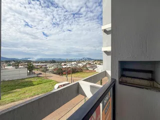 Vista panorâmica da paisagem de Lajeado a partir de um terraço.