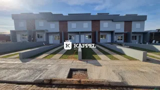 Fachada de um prédio residencial moderno em Lajeado, Brasil.