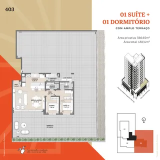 Apartamento com 2 dormitórios, foto 3