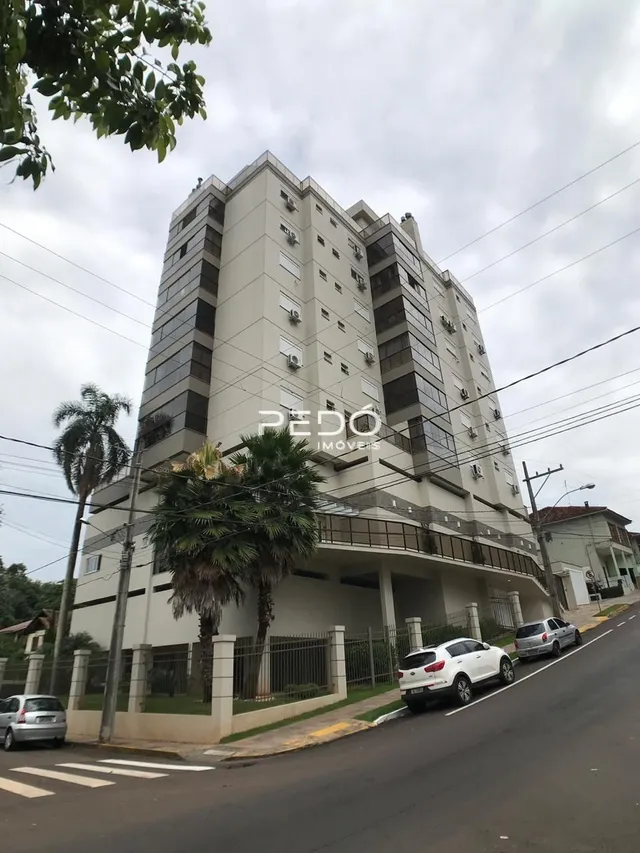 Fachada de um prédio de apartamentos em Lajeado, Brasil.