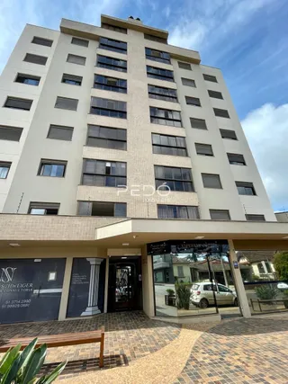 Fachada de um prédio residencial em Lajeado, Brasil.