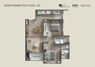 Imóvel com 2 dormitórios, foto 17