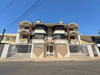 A fachada de um imóvel residencial em Lajeado, Brasil.