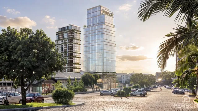 Vista externa de um edifício moderno em Lajeado, Brasil.
