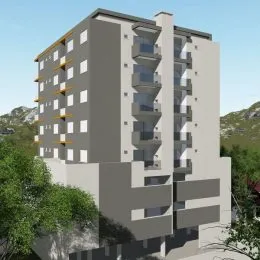 Fachada de um prédio residencial em Lajeado, Brasil.