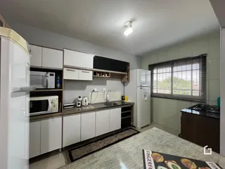 Vista da cozinha de um imóvel em Lajeado, Brasil.