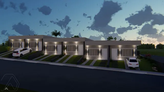 Casa geminada com 2 dormitórios