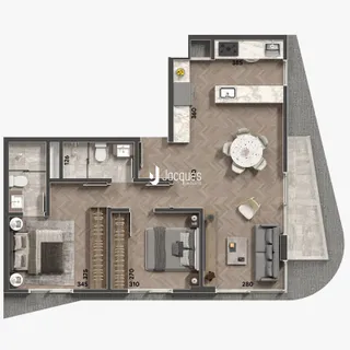 Apartamento com 2 dormitórios, foto 6