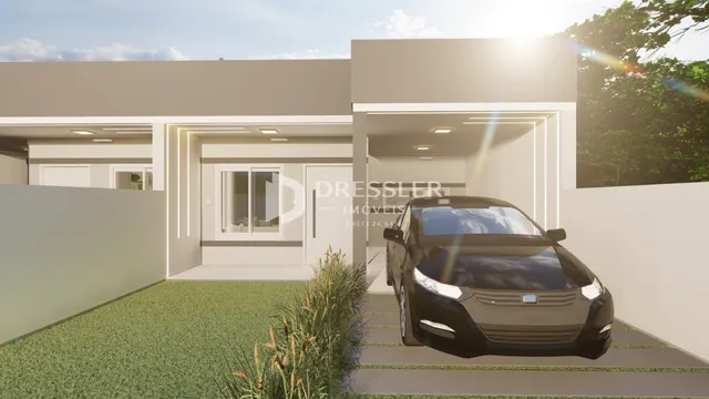 Casa geminada com 2 dormitórios