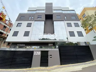 Fachada moderna de um imóvel em Lajeado, Brasil.