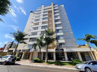 Fachada de um prédio de apartamentos em Lajeado, Brasil.