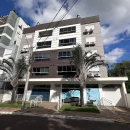 Fachada de um prédio residencial em Lajeado, Brasil.