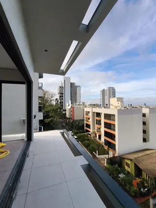 Vista de uma área externa de um apartamento em Lajeado, Brasil.