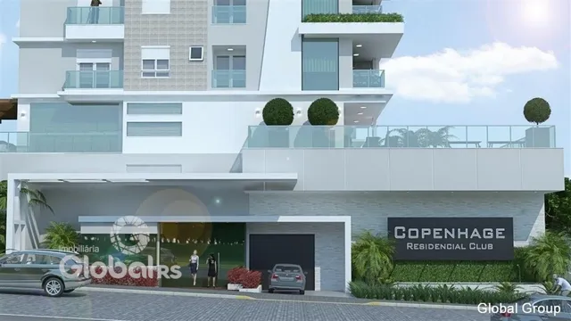 Fachada moderna de um condomínio residencial em Lajeado.