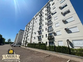 Fachada de um grande edifício residencial em Lajeado, Brasil.